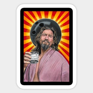 The Dude Abides Sticker